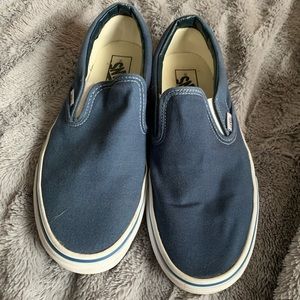 Blue Vans Slip one Men’s gently used